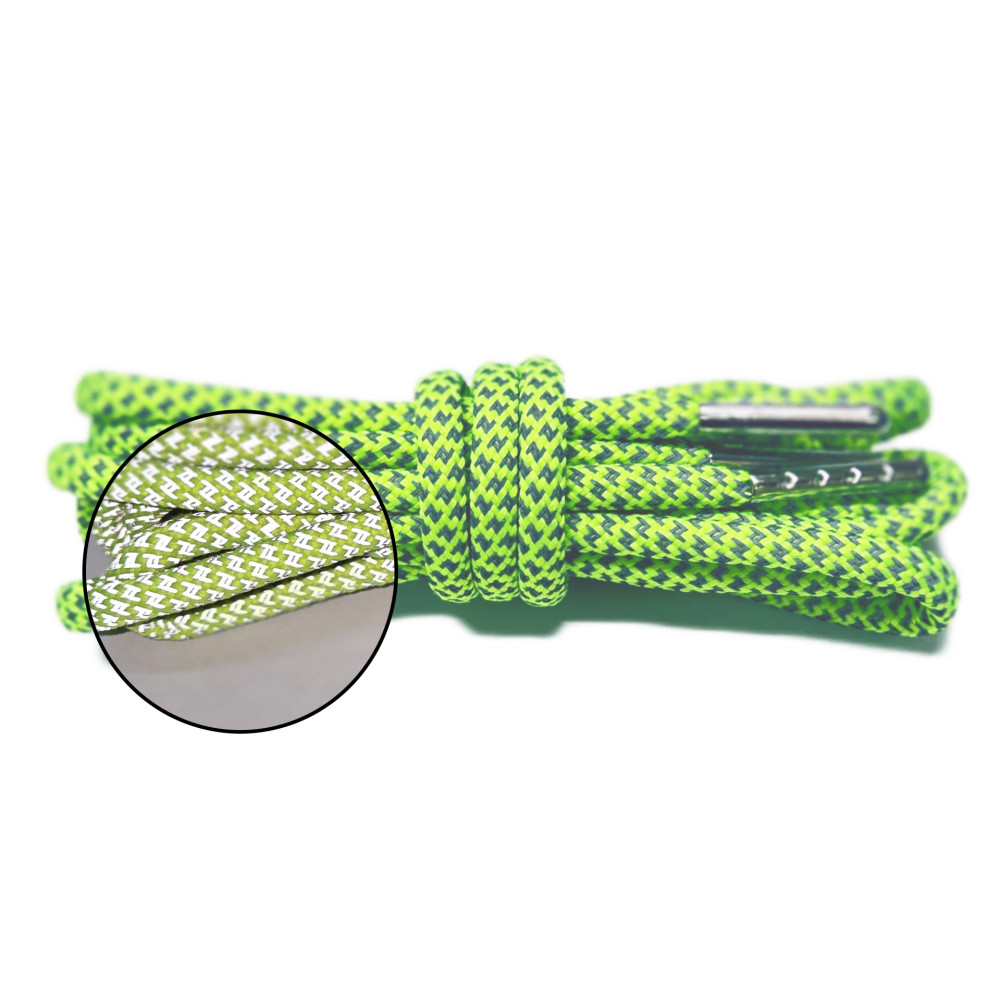 Neon Green Reflective Rope Laces - For AM 95 Neon -